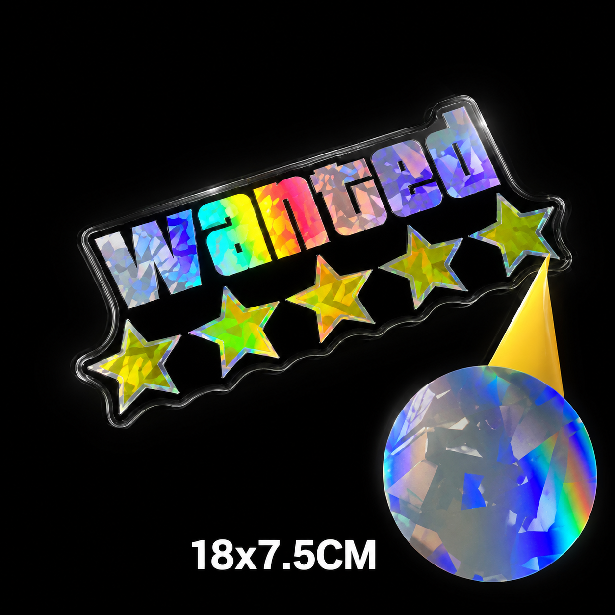 PEGATINA WANTED