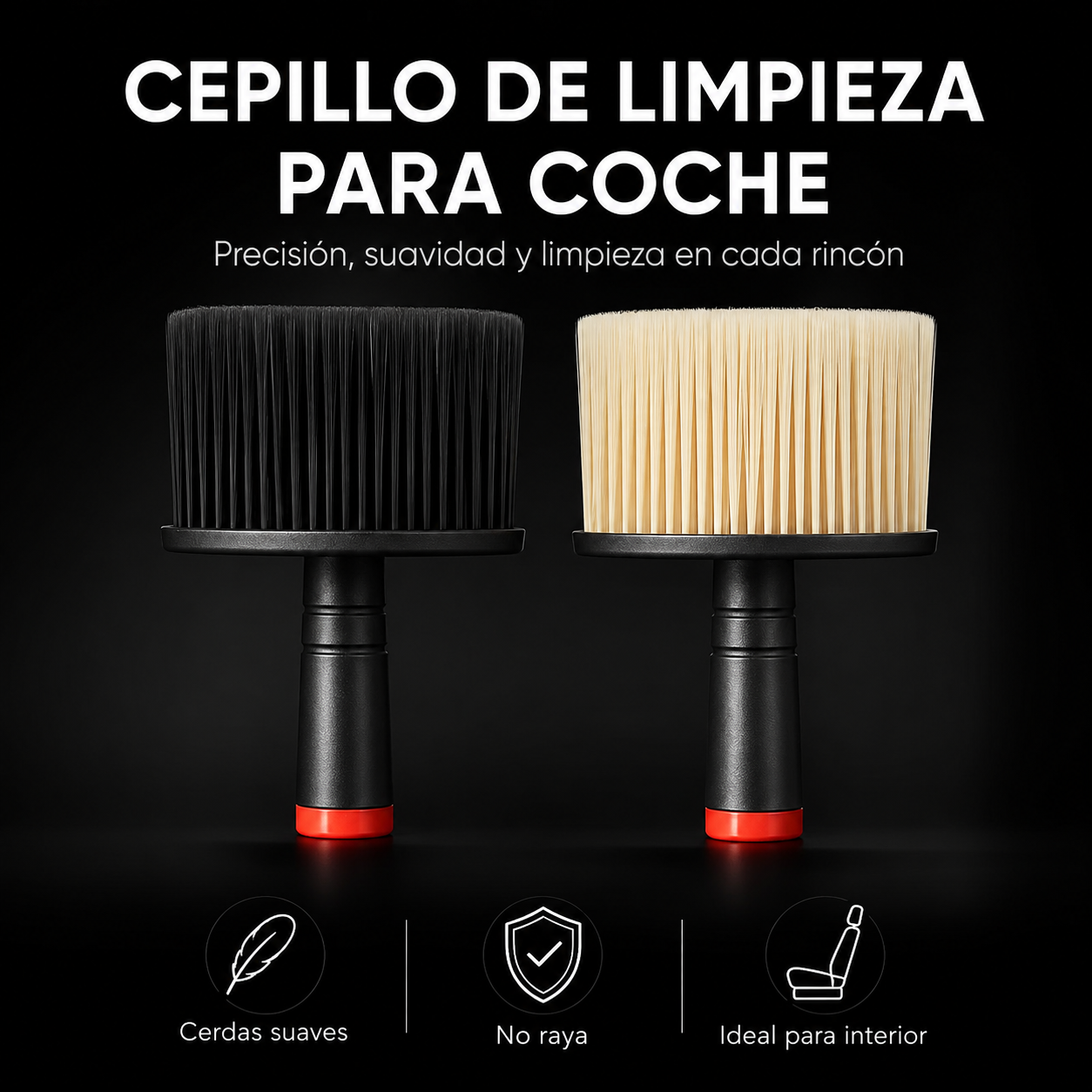 CEPILLO PREMIUM LIMPIEZA PARA INTERIOR DE COCHE