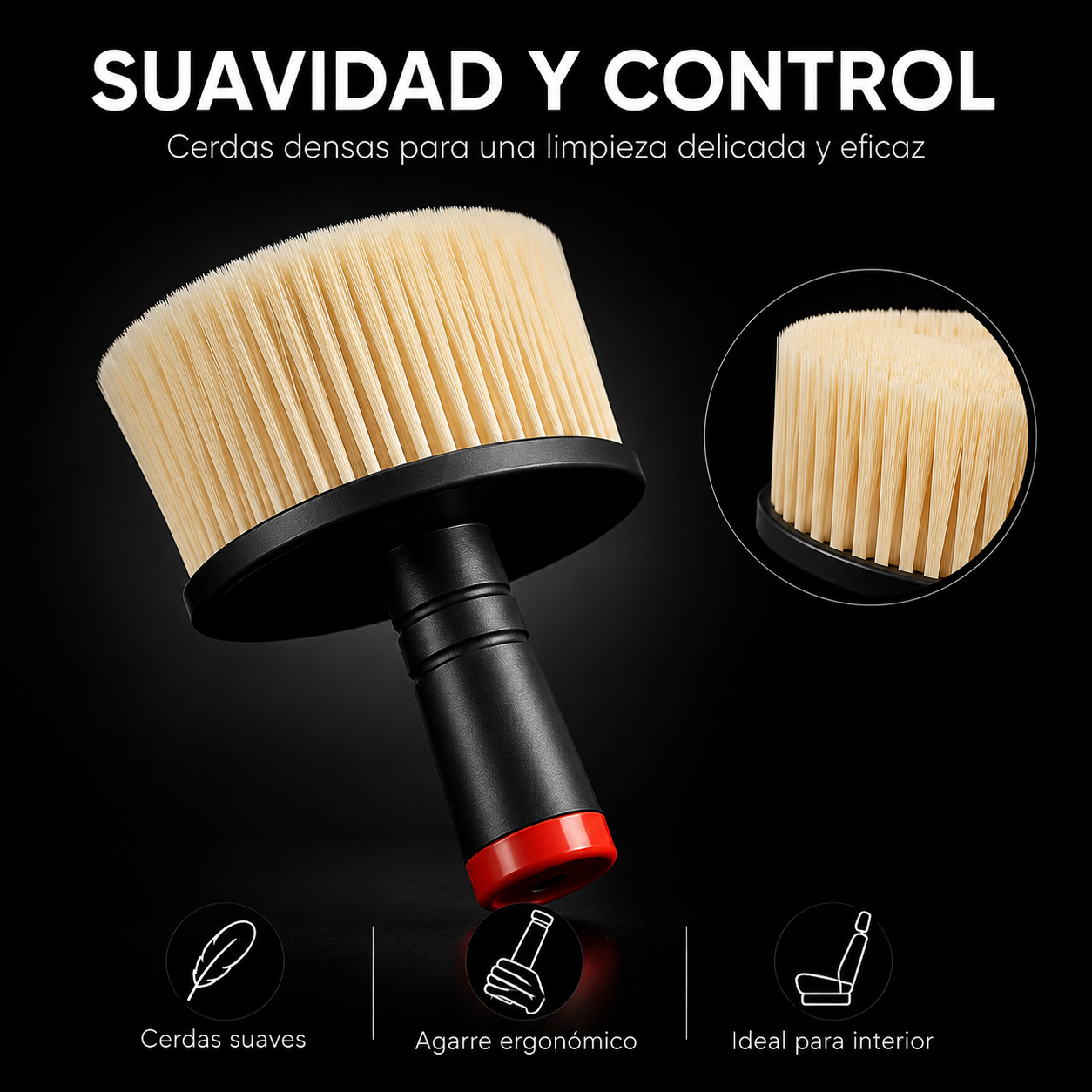 CEPILLO PREMIUM LIMPIEZA PARA INTERIOR DE COCHE